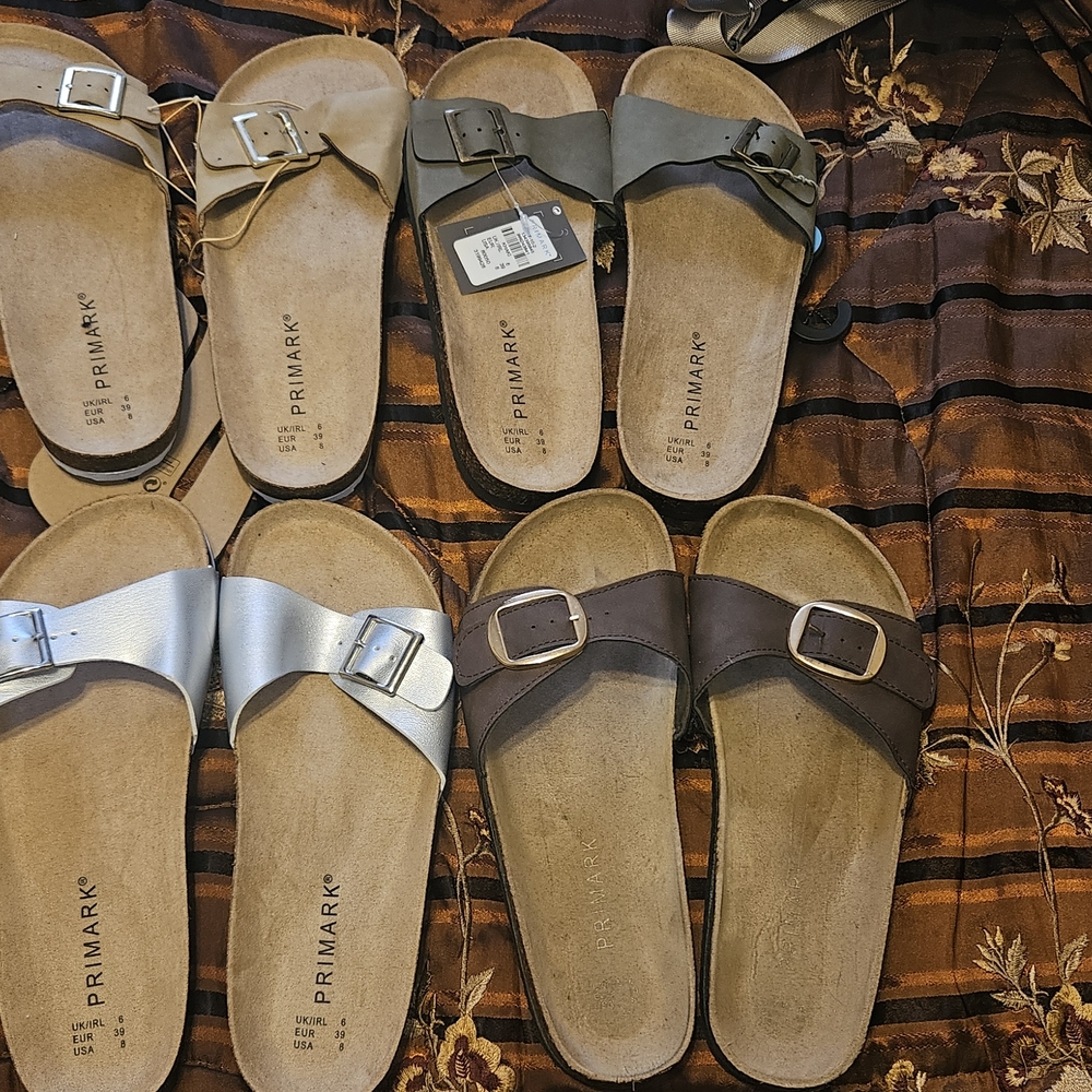 Primark Slide Sandals Set